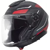 Schuberth J2 Sigma Antraciet Rood Jethelm Maat XS