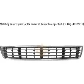 ISAM 1710710 Ventilatiegrille, bumper