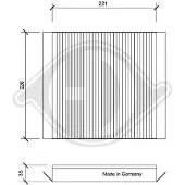 Diederichs DCI0076 Interieurfilter