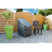 Nature Beschermhoes Voor Gestapelde Stoelen Pe 100 G/m² Antraciet 110x68x68cm