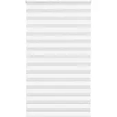 vidaXL Dubbele rolgordijn, wit, 135x200 cm, stofbreedte 130,9 cm, polyester