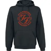 Foo Fighters Trui met capuchon - Logo Red Circle - S tot XXL - voor Mannen - zwart | Maat L