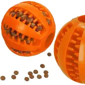 Springos Hondenspeeltje - Hondenbijtring - Rubber - Tandheling - Oranje