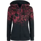 Rock Rebel by EMP - Rock Vest met capuchon - Freaking Out Loud - S tot 5XL - voor Vrouwen - zwart | Maat M
