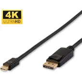 Microconnect 2 M Mini Displayport/displayport – Cables Displayport (mini Displayport, Displayport, Masculin, Masculin, Or, Noir)