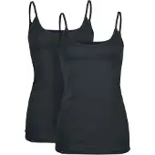 Black premium by emp Top - Doppelpack Tops mit Rundhalsausschnitt - XS tot 5XL - voor Vrouwen - zwart | Maat M