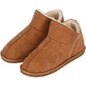 Apollo Dames pantoffels suede cognac