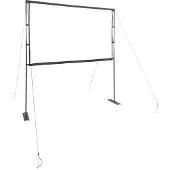 vidaXL Projectiescherm met standaards 100 inch 16:9