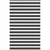 vidaXL Zebra rolgordijn 145x230 cm stofbreedte 140,9 cm zwart