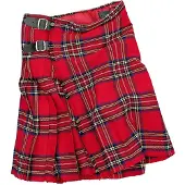 Black premium by emp Midirok - Kilt - M tot XXL - voor Mannen - rood | Maat L