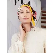 Christine Headwear beatrice turban with ribbons -