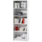 Die Möbelfundgrube Open boekenkast Lilly | 60 x 28 x 172 cm | Wit