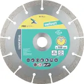Wolfcraft Diamantdoorslijpschijf | Pro Univ | Ø180mm | 1 stuk - 8315000
