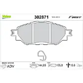 Valeo 302871 Remblokken
