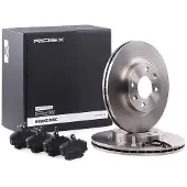 RIDEX 3405B0017 Remschijven en blokken