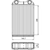 Valeo 811533 Kachelradiateur, interieurverwarming