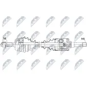NTY NPW-CT-067 Aandrijfas