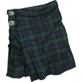 Black premium by emp Midirok - Kilt - M tot 3XL - voor Mannen - groen-blauw - Maat XXL