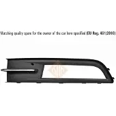 ISAM 0948765 Ventilatiegrille, bumper