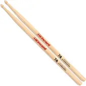 Wincent Drumstokken - W-7A - Select Series - 7A - American hickory - 395 x 13,6mm - Acorn tip - Paar