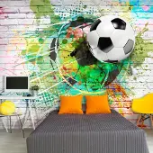Karo-art Fotobehang - Kleurrijke Sport