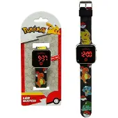 Pokémon LED Watch - - POK4322 - Red - Quartz - LED Display