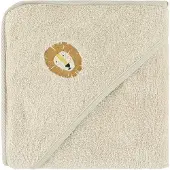 Trixie Aura Lion badcape – 75x75 cm – biologisch katoen – geschikt voor baby's