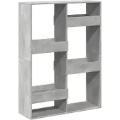 vidaXL Boekenkast 100x33x135 cm bewerkt hout betongrijs