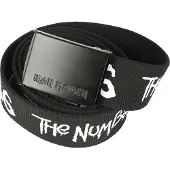 Iron Maiden Riem - Logo - zwart - Maat Standard