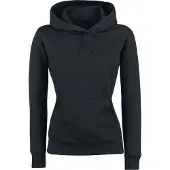 Fruit Of The Loom Trui met capuchon - S tot XXL - voor Vrouwen - zwart - Maat L