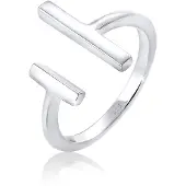 Elli Ringen Geo staaf minimalistisch 925 zilver