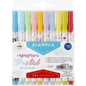 Starpak Pastel markeerstiftset - 10 levendige kleuren
