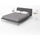Beau Maison Jersey Hoeslaken Grijs 2-Persoons - 140 x 200 cm