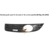 ISAM 0902719 Ventilatiegrille, bumper