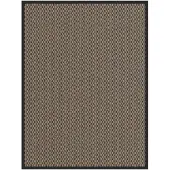 vidaXL Deurmat 90x120 cm bruin
