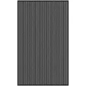 vidaXL Deurmat 90x150 cm gestreept 90x150 cm zwart en grijs