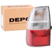 VAN WEZEL ACHTERLICHT LINKS vanaf bouwjaar 2002+ Witte Pinker 3294923 Van Wezel voor o.a. MITSUBISHI
