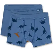 Sanetta Onderbroek nachtblauw / duifblauw / bruin