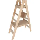 Kerbl Klimhouten, Binnen, Kat, Hout, Beige, Hout, Effen, 5 treden