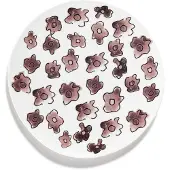 Serax Marni Midnight Flowers Dark Viola plat bord D20cm roze