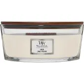 Woodwick linen ellipse candle