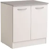 Parisot Onderkast Spoon 80 cm met 2 deuren - wit