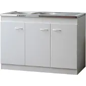 Parisot Onderkast voor spoelbak 3 deuren (120cm)
