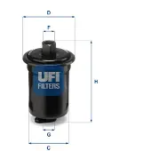 Ufi 30.594.00 Luchtfilter