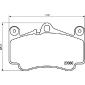 Hella 8DB 355 043-081 Remblokken