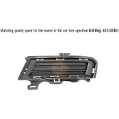 ISAM 0942717 Ventilatiegrille, bumper