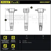 RIDEX 689C0169P Bobine