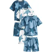 Next Nachtkledij blauw / navy / wit