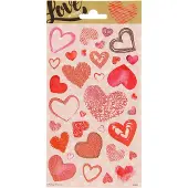 Totum Stickervel Twinkle Hartjes