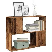 vidaXL Boekenkast/kamerscherm 80x24x63 cm oud houtkleurig